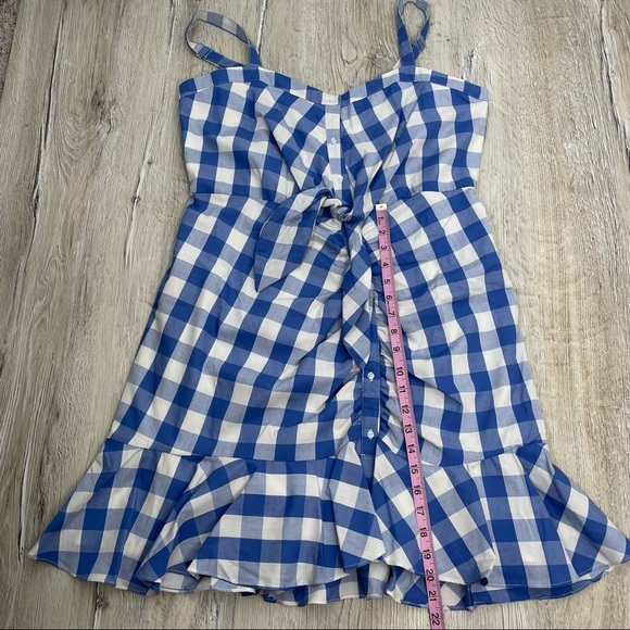 Likely Gingham Blue Mini Dress - Picture 10 of 13